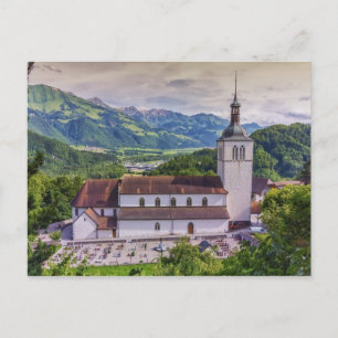 Carte Postale Paroisse de Saint-Théodule, Gruyères, Suisse