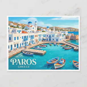 Carte Postale Paros Naousa Grèce