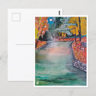 Carte Postale Parque de San Vicente Peinture d'Alfred Fox