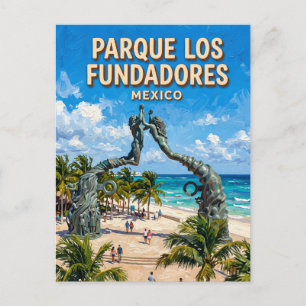 Carte Postale Parque Los Fundadores Mexique