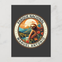 Parque Nacional Manuel Antonio Sloth Travel Art