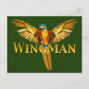 Carte Postale Parrot Wingman
