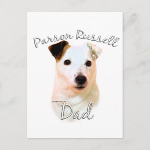 Carte Postale Parson Russell Terrier (lisse) Papa 2