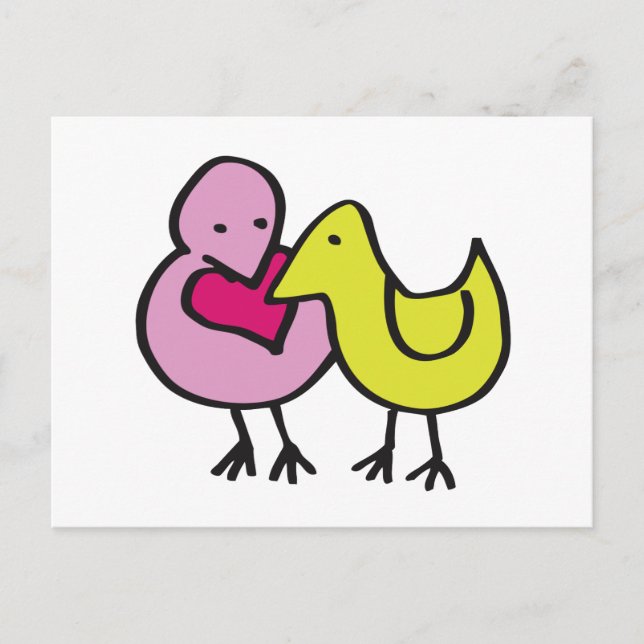 Carte Postale Partager l'amour ensemble (Devant)