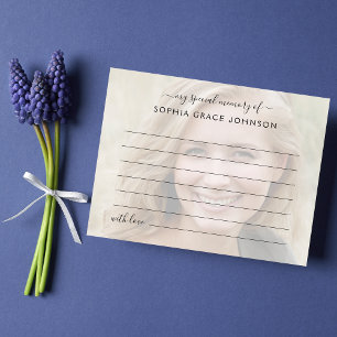 Carte Postale Partager un enterrement de photo mémoire