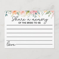 partager un jeu de mémoire douche nuptiale