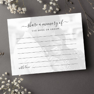 Carte Postale Partager une photo de mariage en souvenir