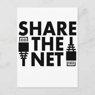 Carte Postale Partagez le Net