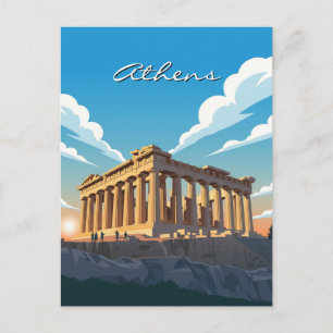 Carte Postale Parthenon d'Athènes