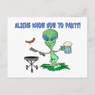 Carte Postale Parti Alien