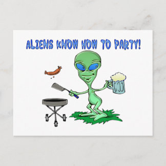 Carte Postale Parti Alien