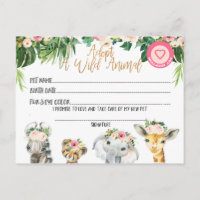 Parti Anniversaire Adopter Un Certificat D'Animal 