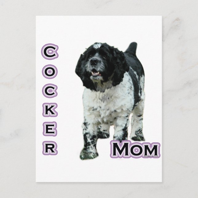 Carte Postale Parti Cocker Spaniel Maman; Maman de Cocker Spanie (Devant)