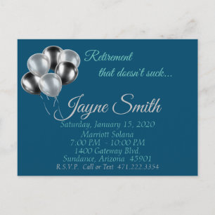 Carte Postale Parti de la retraite, "Ça n'est pas nul"