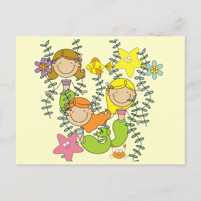 Carte Postale Parti de la sirène (Devant)