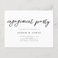 Parti d'engagement minimaliste moderne