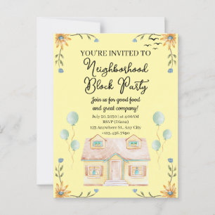 Carte Postale Parti du bloc de quartier