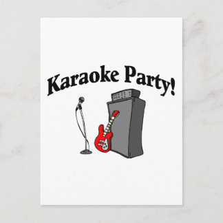 Carte Postale Parti Karaoke
