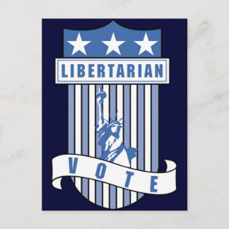 Carte Postale Parti libertarien
