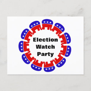 Carte Postale Parti républicain de surveillance des élections