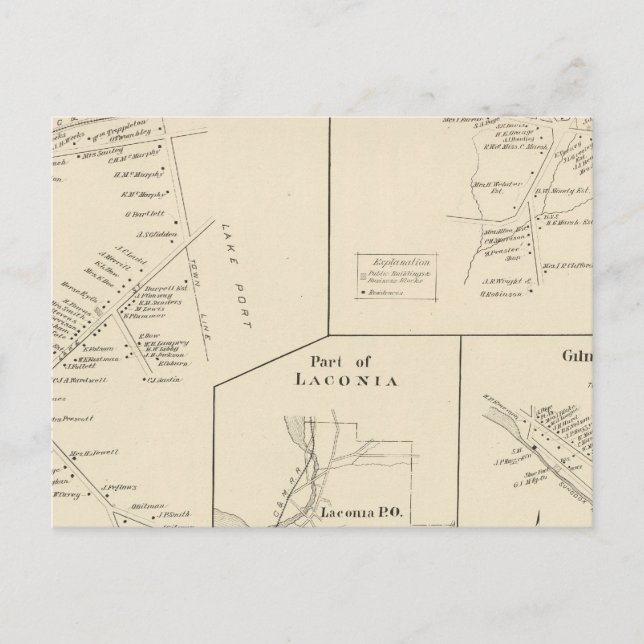 Carte Postale Partie de la Laconie (Devant)
