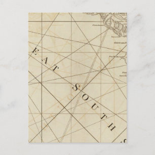 Carte Postale Partie des provinces du Costa Rica et du Nicaragua