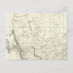 Carte Postale Partie intérieure de l'Amérique du Nord