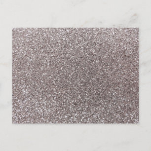 Carte Postale Parties scintillant argentée