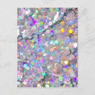 Carte Postale Parties scintillant Confetti Sparkles