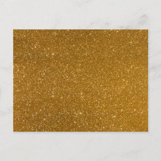Carte Postale Parties scintillant d'or