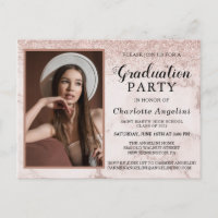 Parties scintillant en marbre doré Rose fillette