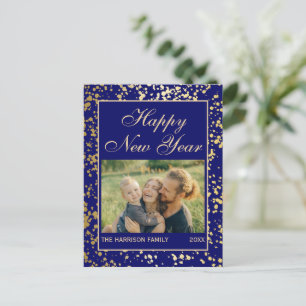 Carte Postale Parties scintillant or brillant Nouvel An Photo Ma