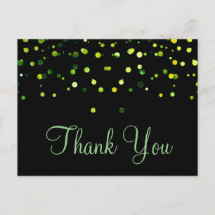 Carte Postale Parties scintillant Or tendance à bas prix Merci n