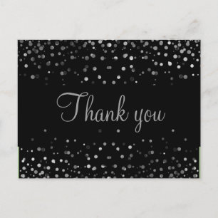 Carte Postale Parties scintillant Or tendance à bas prix Merci n