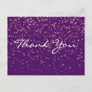 Carte Postale Parties scintillant Or tendance peu coûteuse  viol