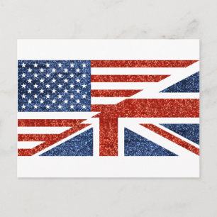 Carte Postale parties scintillant usa uk