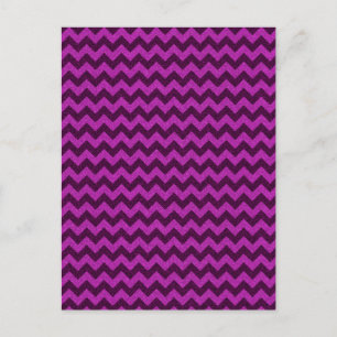 Carte Postale Parties scintillant Zag Purple Zig