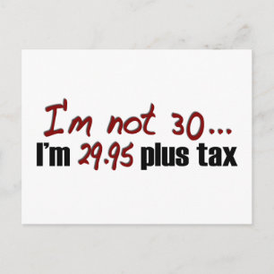 Carte Postale Pas 30 29,95 $ Plus Taxe