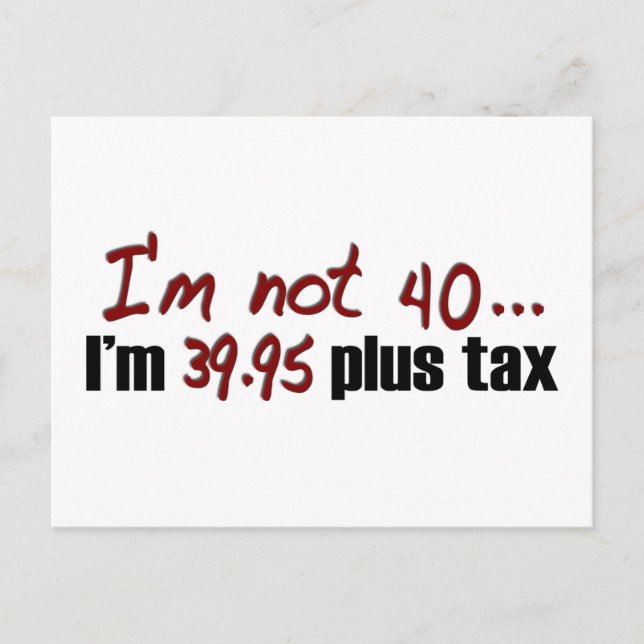 Carte Postale Pas 40 39,95 $ Plus Taxe (Devant)
