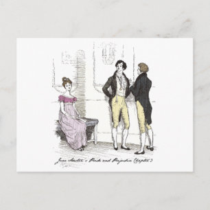 Carte Postale Pas Assez Belle, Jane Austen Fierté & Préjugés