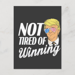 Carte Postale Pas assez de gagner le jour de l'investiture de Tr