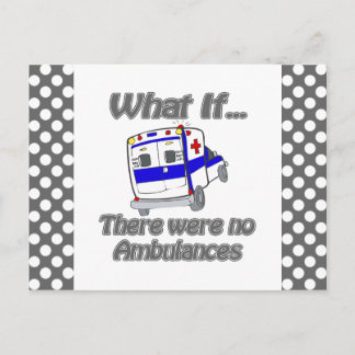 Carte Postale Pas d'ambulances