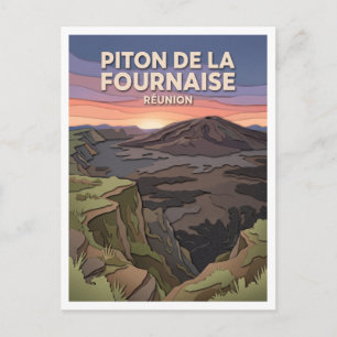 Carte Postale Pas de Bellecombe-Jacob Sainte-Rose Réunion