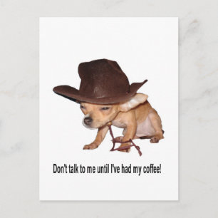 Carte Postale Pas de café