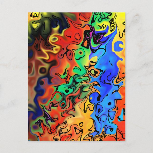Carte Postale Pas de hâte : Abstrait 44 (Devant)