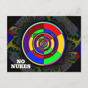Carte Postale PAS DE NUCLÉAIRE (Vous pouvez changer les mots)