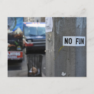 Carte Postale PAS DE PLAISIR Pole Graffiti Photographie urbaine 