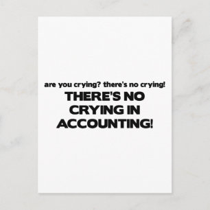 Carte Postale Pas de plis dans la comptabilité