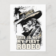 Pas mon premier RODEO robuste Vintage Wild West Co