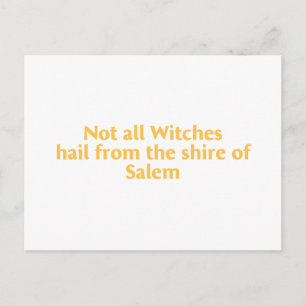 Carte Postale Pas toutes les sorcières